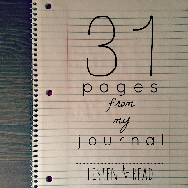 31 Pages from My Journal: Listen & Read
