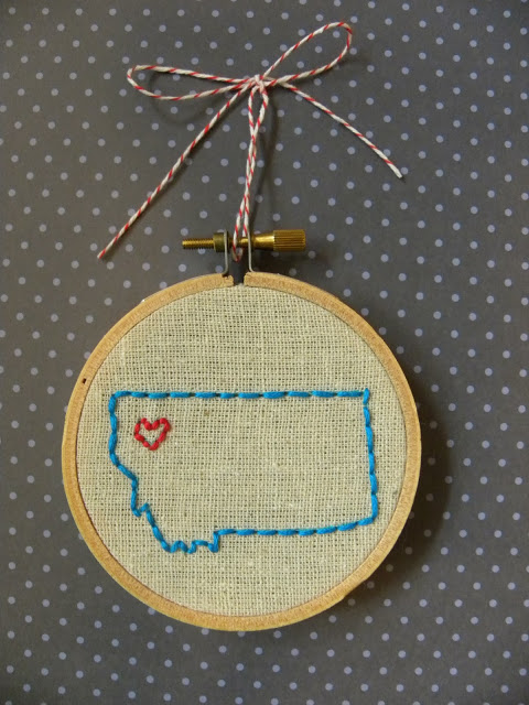 Handmade Giving: Embroidered Ornaments