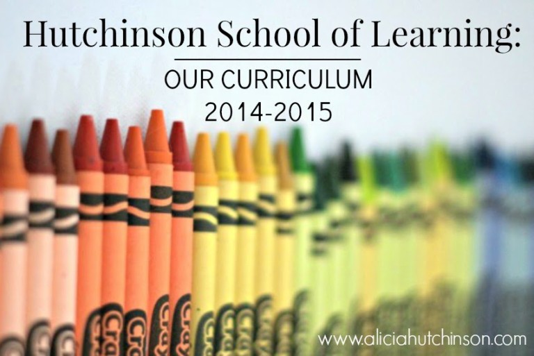 OUR HOMESCHOOL CURRICULUM CHOICES 2014-15: REVISED