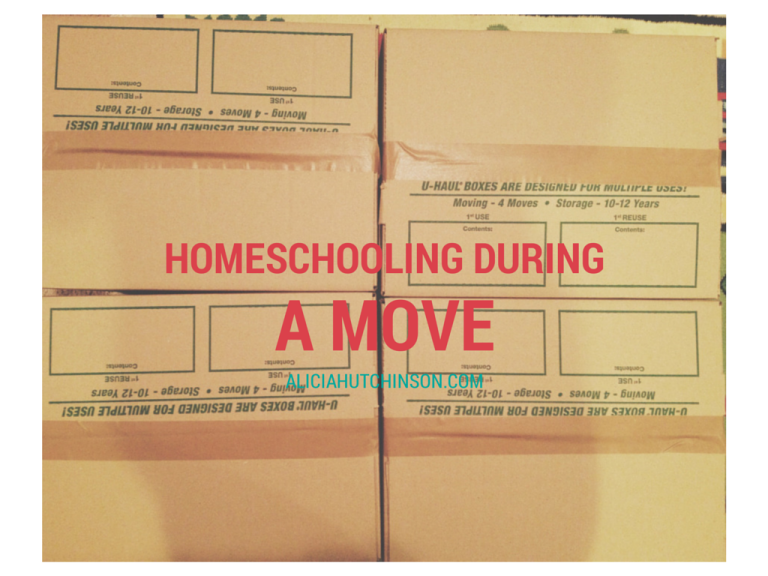 HOMESCHOOLING DURING A MOVE
