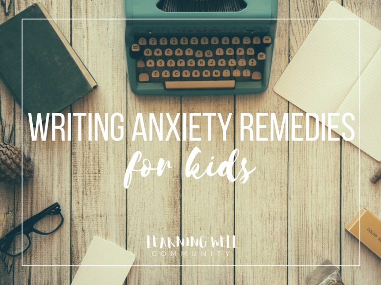 WRITING ANXIETY REMEDIES