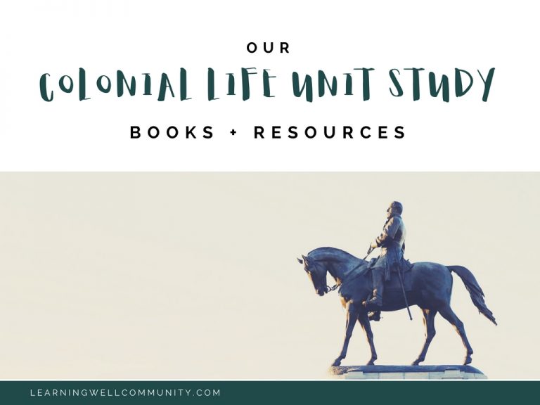 COLONIAL LIFE BOOKS + RESOURCES