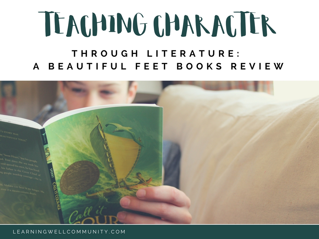 Ever wondered how you can easily teach character in your homeschool? The answer is with literature...beautiful literature! This is my Beautiful Feet Books review on teaching character in your homeschool. I think you're going to love this one!