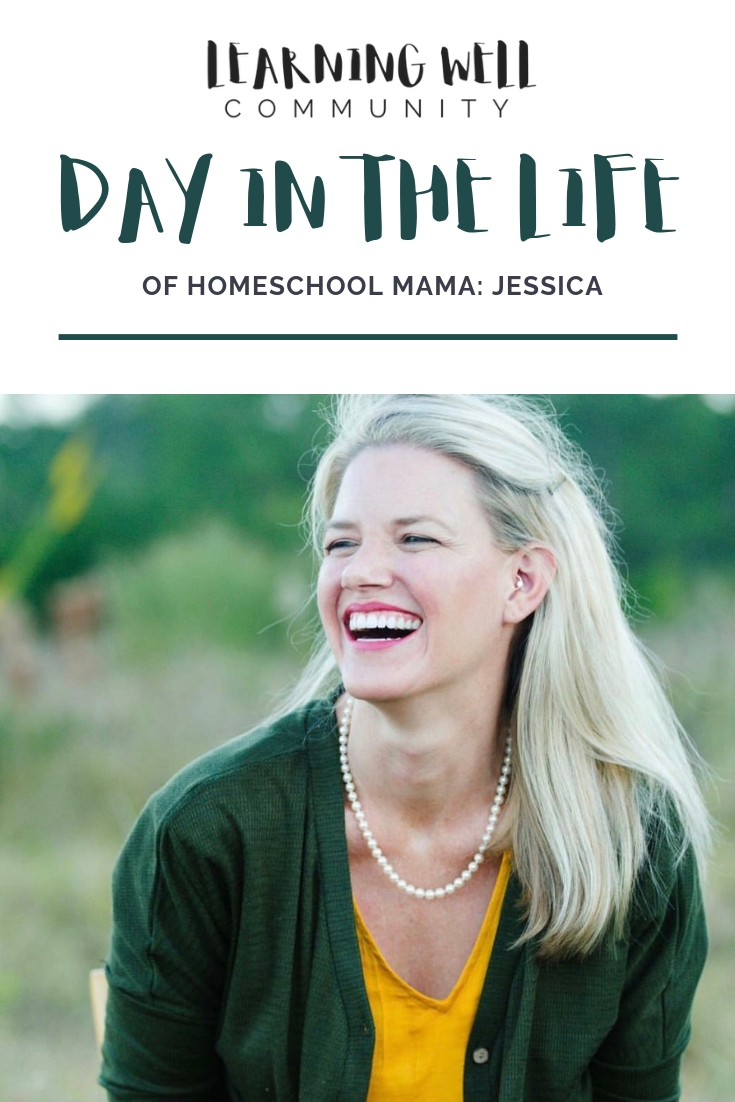 A Day in the Life of Homeschool Mama Jessica