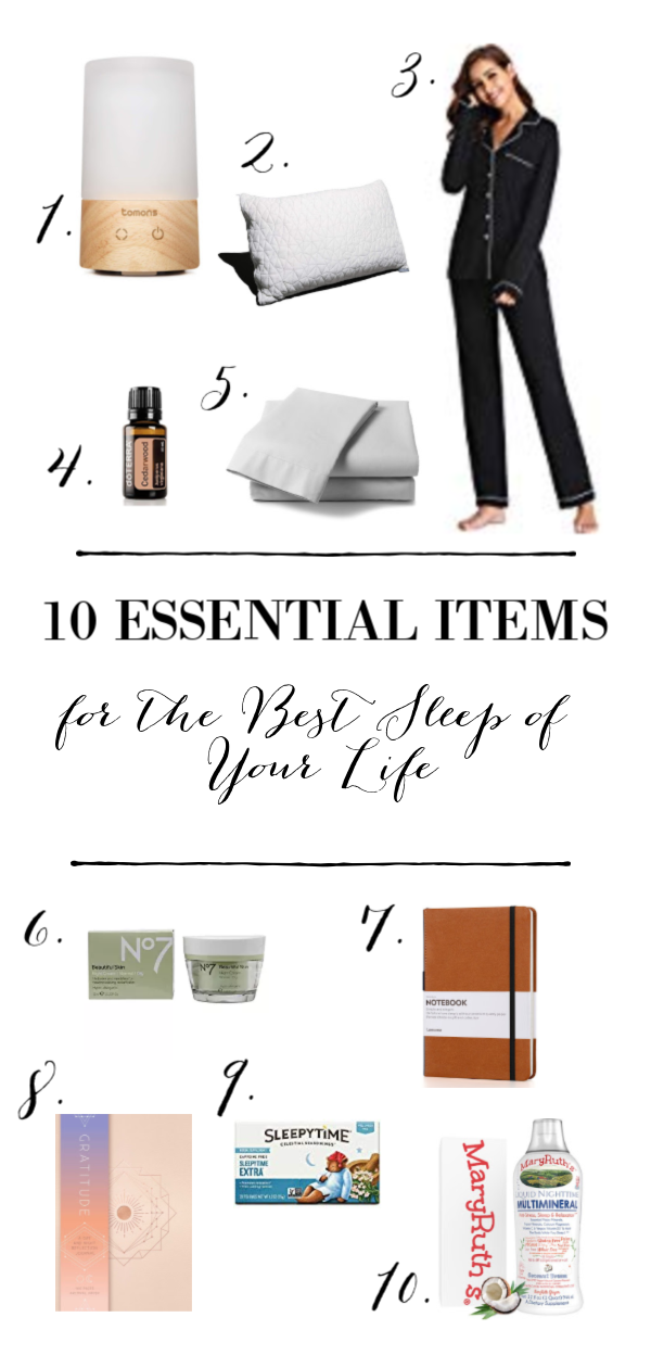 10 Essential Items for the Best Sleep of Your Life