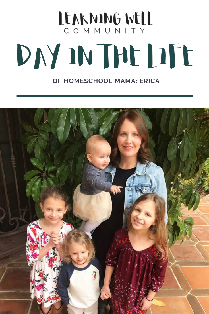 A Day in the Life of Homeschool Mama Erica