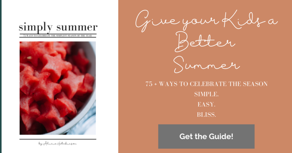 Give your kids a better summer with Simply Summer Guide. 75+ Ways to Celebrate the Simplest Season of the Year