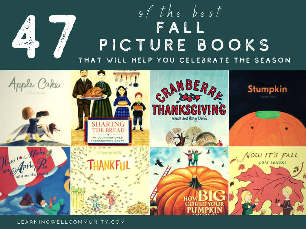 Fall picture books can be such a huge part of celebrating the season. Here's a huge list on nature, fall fun, Halloween and Thanksgiving!