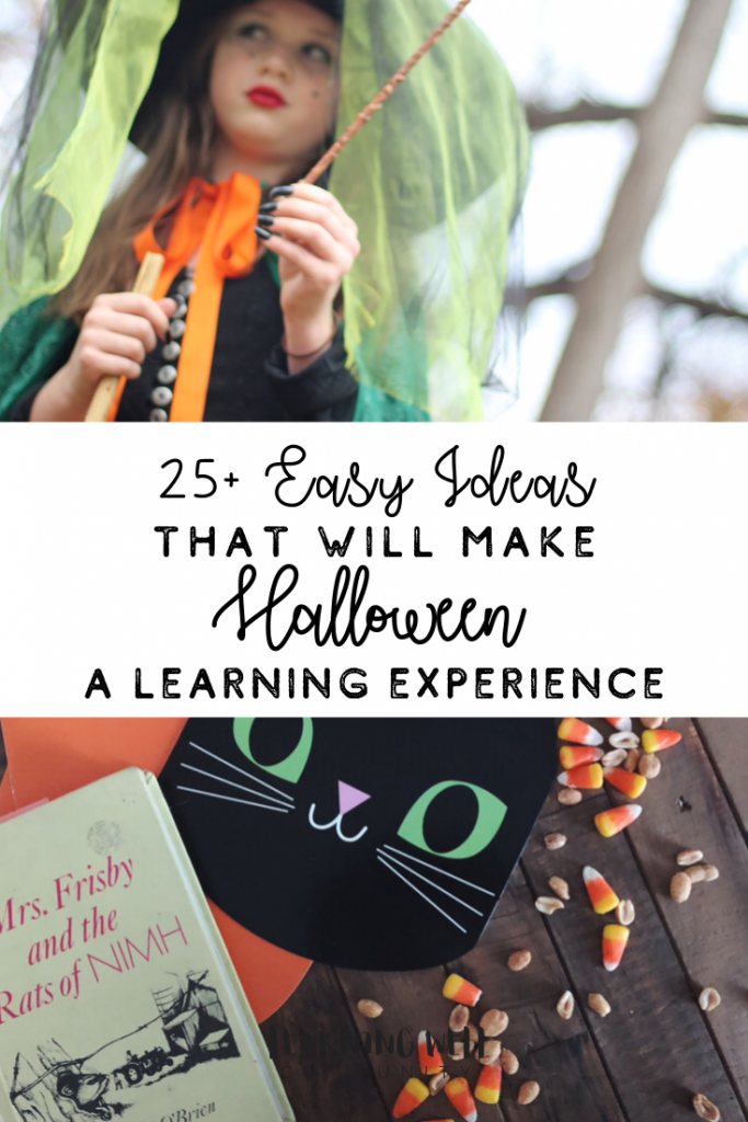  Here's a post with TON of Halloween homeschool ideas to have a great post-celebration! Books, games, math, science, and more!  