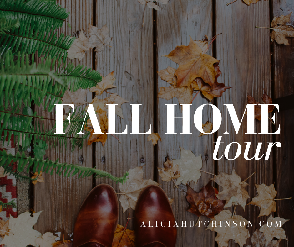 Want to see how a family of six gets cozy in their smaller-sized home? Here's a fall home tour with tips on smaller living and creating a cozy home. 