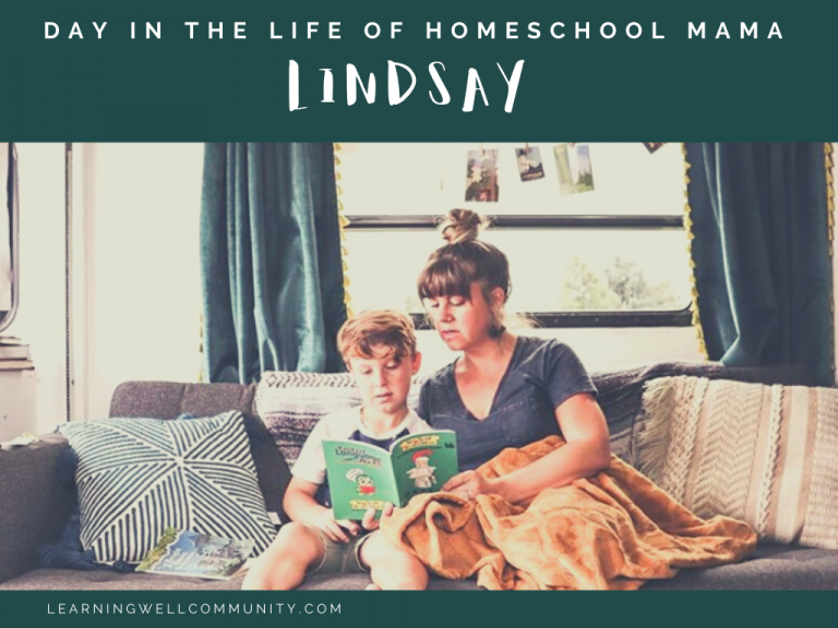 A Day in the Life of Homeschool Mama Lindsay
