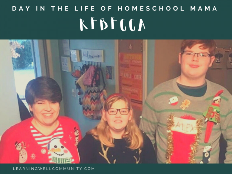A Day in the Life of Homeschool Mama Rebecca