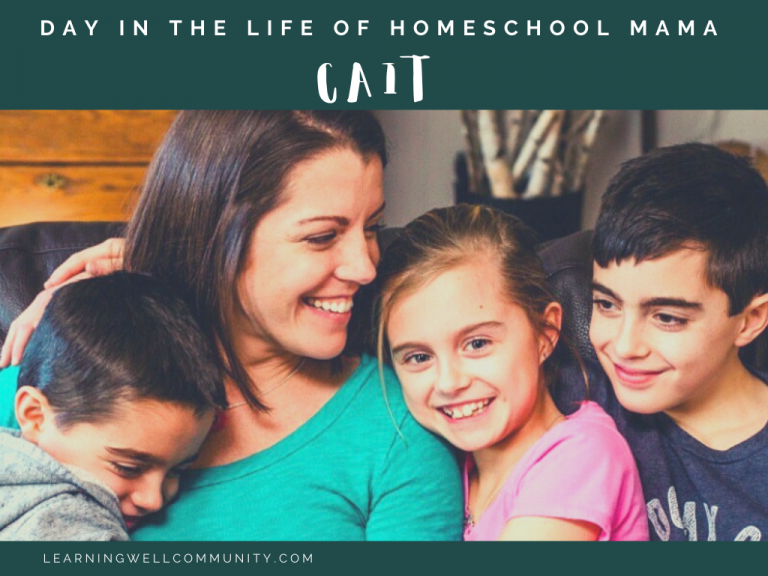 A Day in the Life of Homeschool Mama Cait