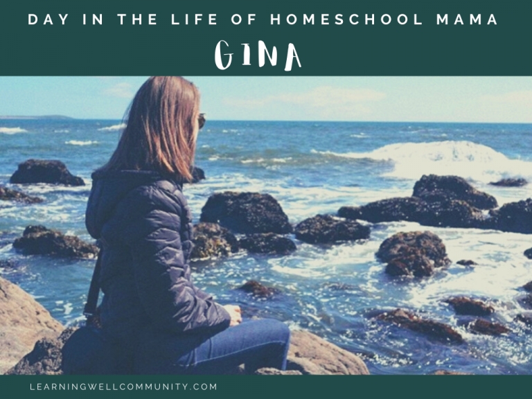 A Day in the Life of Homeschool Mama Gina
