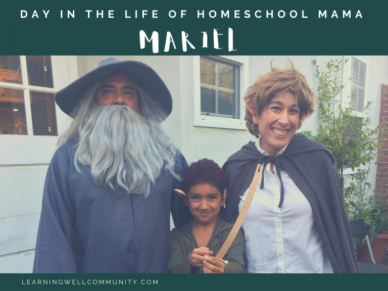 A Day in the Life of Homeschool Mama Mariel