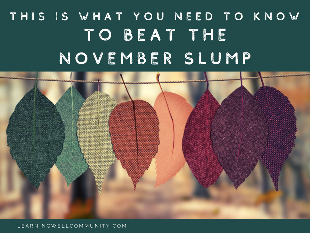 The November slump is coming, homeschool mamas! Let's get ready together and ward off the "blahs" and burnout by keeping it fresh--here are lots of ideas!