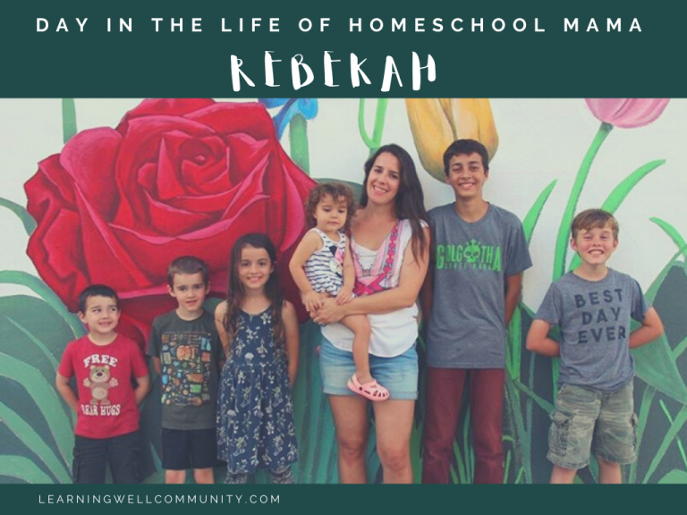 A Day in the Life of Homeschool Mama Rebekah