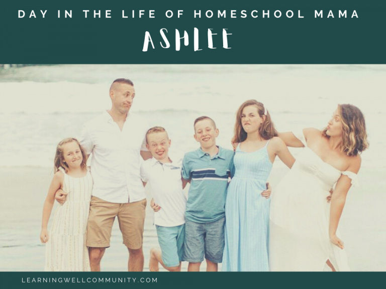 Homeschool Day in the Life: Ashlee, homeschooling mom of four and creative YouTube content creator