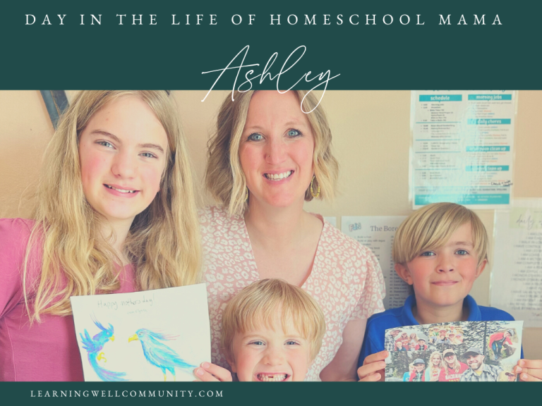 Homeschooling Day in the Life: Ashley, former public school teacher, now homeschooling mom to three children
