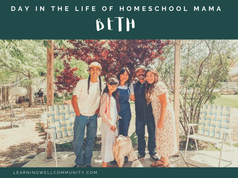 Homeschooling Day in the Life: Beth, homeschooling mama to teenagers