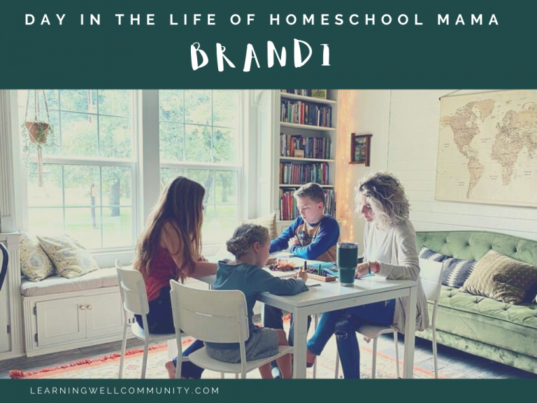 Homeschool Day in the Life: Brandi, veteran homeschooling mom passionate about creating a unique family culture