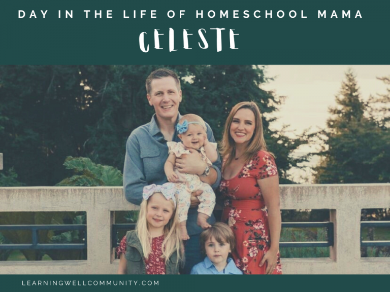 Homeschooling Day in the Life: Celeste, homeschooling mom of three in the Pacific Northwest