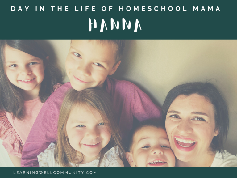 Homeschooling Day in the Life: Hanna, Homeschooling Mom to Four, Living in Tennessee