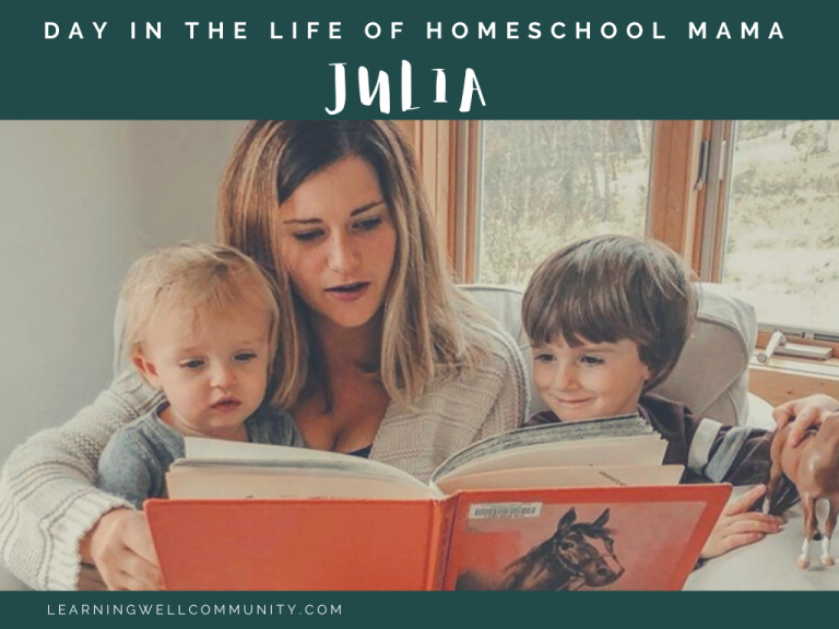 A Day in the Life of Homeschool Mama Julia