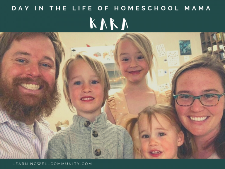A Day in the Life of Homeschool Mama Kara