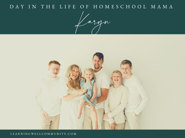 Homeschooling Day in the Life: Homeschooling Mom of Four, on a Journey Between Teens and Toddlers