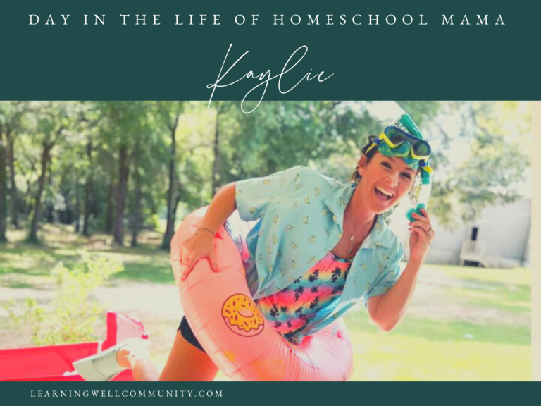 Homeschooling Day in the Life: Kaylie, Homeschooling Mom to Two, living in the Florida Panhandle