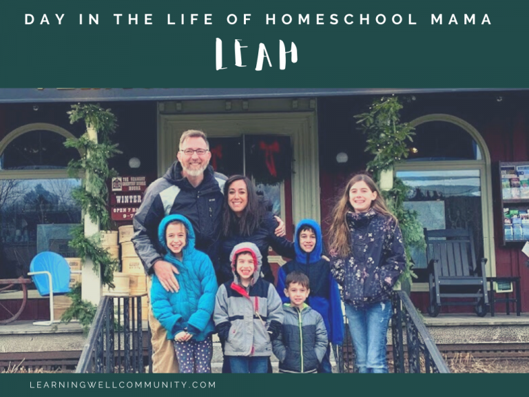 Homeschooling Day in the Life: Leah, hilarious mom of five kids living in New York