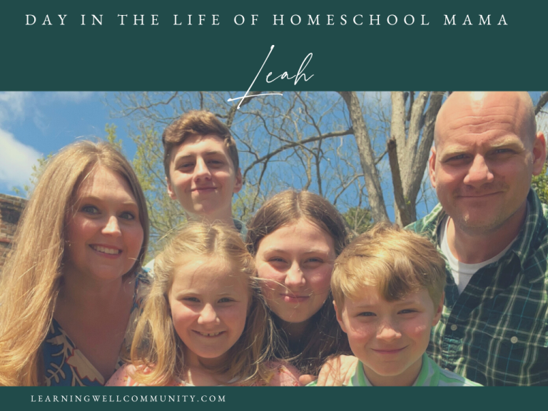 Homeschooling Day in the Life: Leah, Military Wife and Homeschooling Mom to Four Children