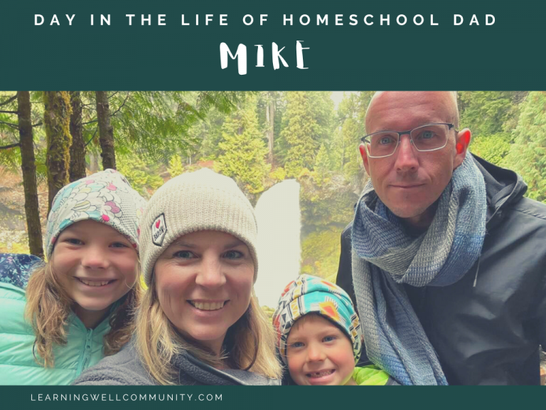 Homeschooling Day in the Life: Mike, book cover designer and homeschooling dad to two children