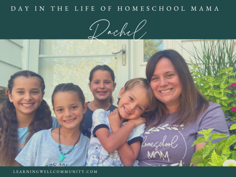 Homeschooling Day in the Life: Rachel, homeschooling mom to four children, living in Northwest Indiana