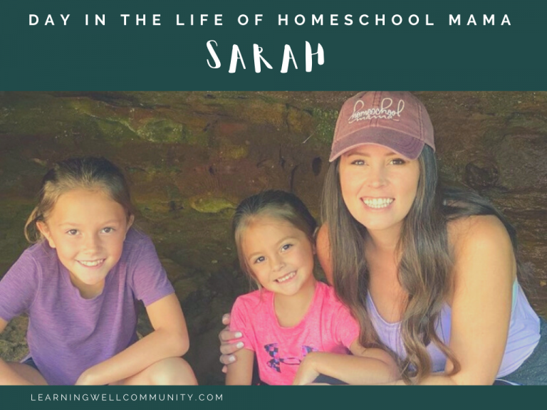 Homeschool Day in the Life: Sarah, homeschool mom of two