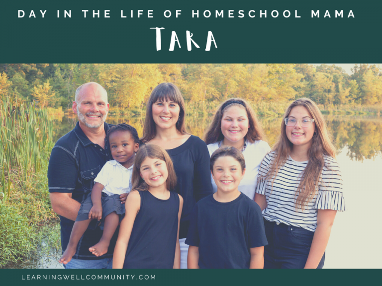 Homeschooling Day in the Life: Tara, veteran homeschooling mom of five kids, currently in every stage of schooling